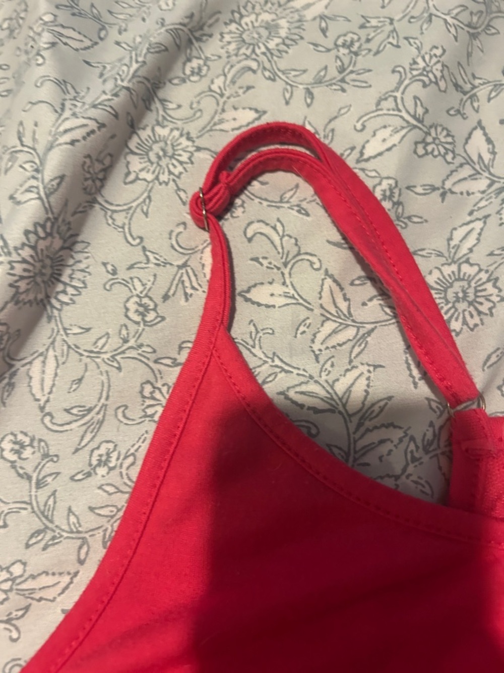Hot Pink  Sleeveless Knit Romper with Side Pocket - Picture 4 of 8